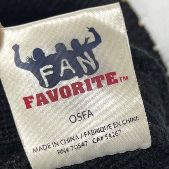 Pittsburgh Penguins Winter Beanie Hat Black Gold NFL OS - Picture 6 of 6